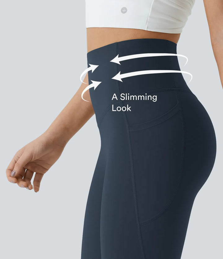 Halara UltraSculpt High Waisted Scrunch Butt Lifting Tummy Control Pocket Shaping Training Leggings