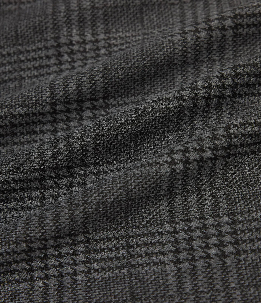 High Neck Sleeveless Bodycon Houndstooth Plaid Midi Work Dress