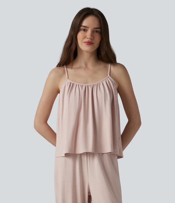 Draped Lounge Tank Top