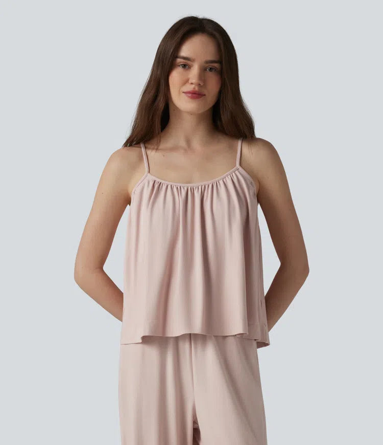 Draped Lounge Tank Top