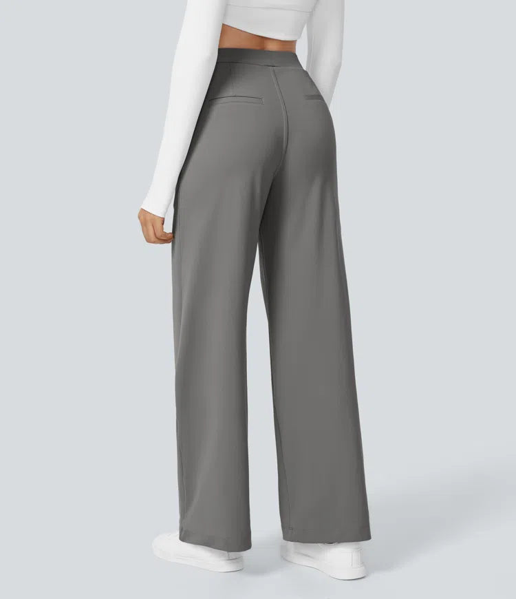 Halara Flex DayStretch High Waisted Pocket Straight Leg Work trousers