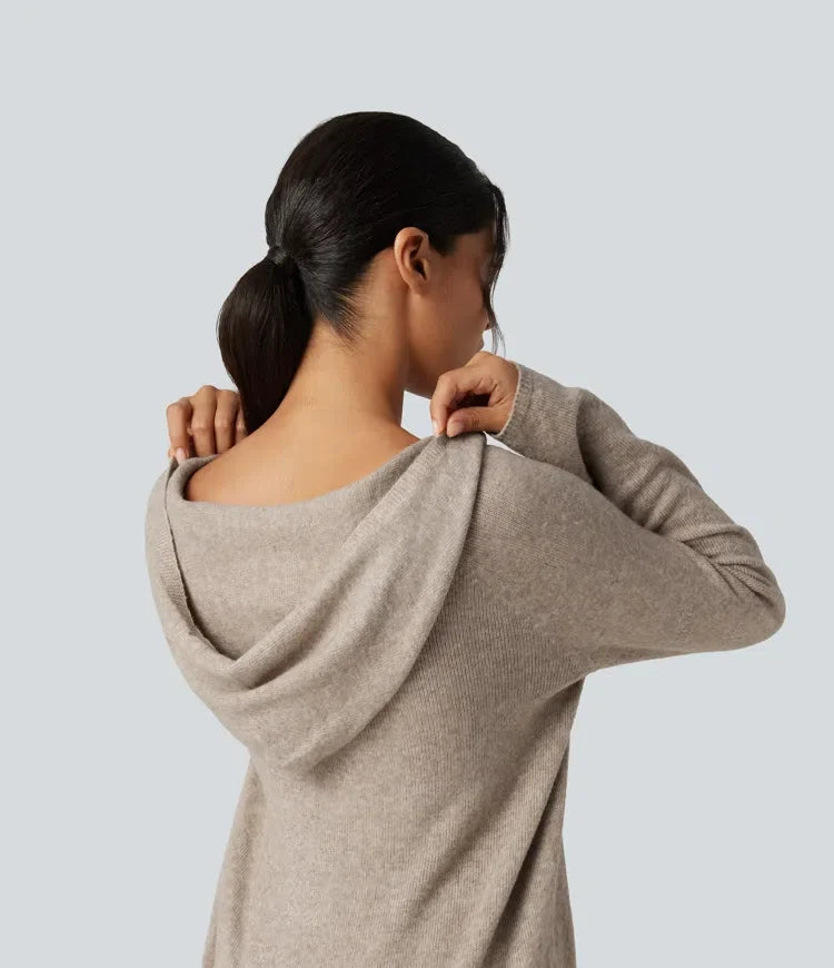 Hooded Long Sleeve Casual Jumper