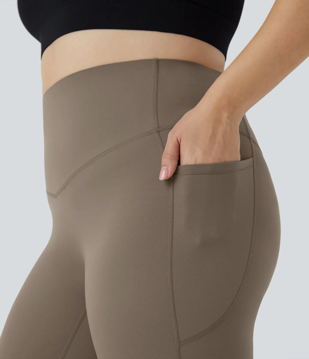 Halara UltraSculpt High Waisted Tummy Control Pocket Shaping Training Plus Size Leggings