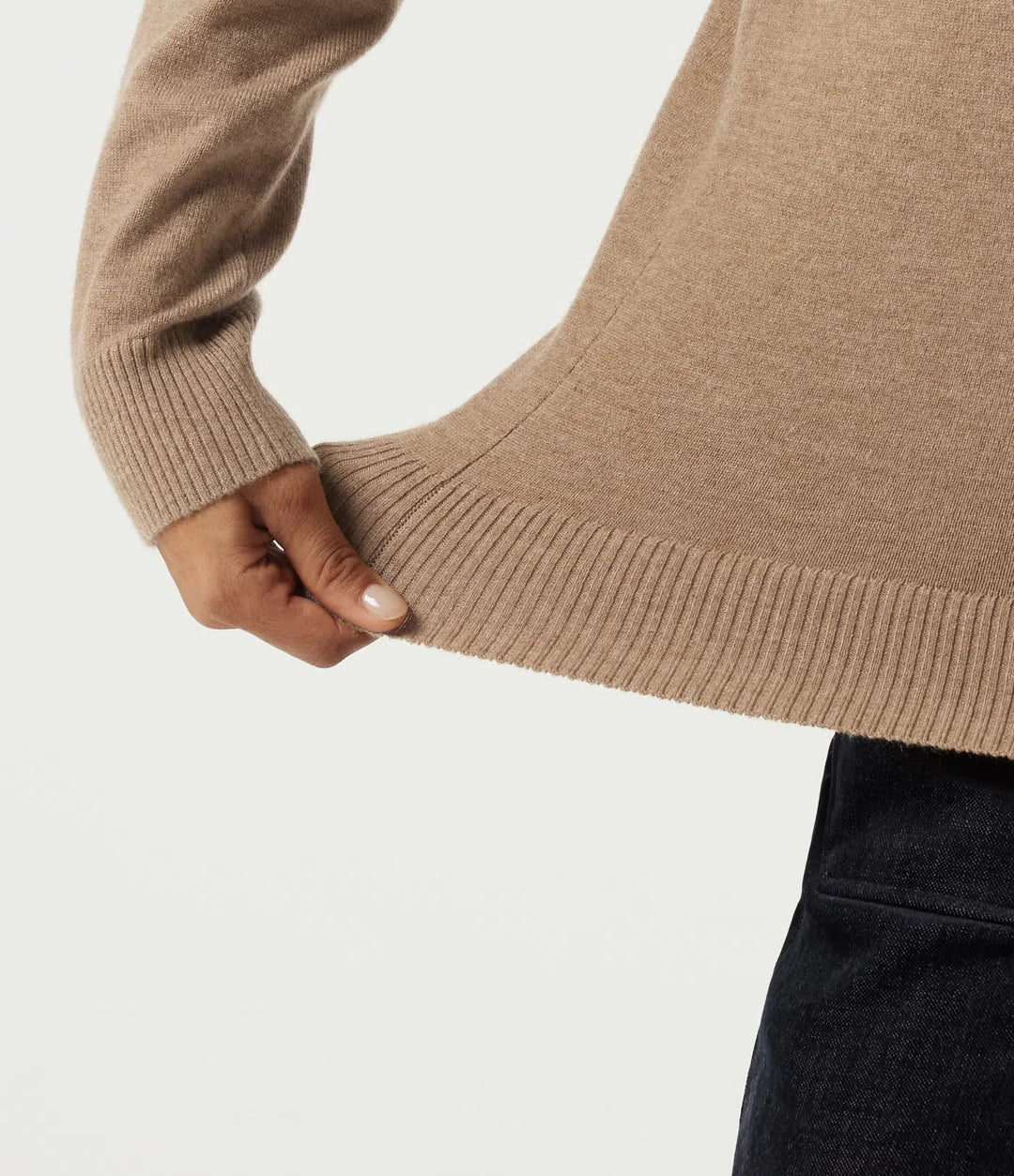 Round Neck Long Sleeve Work Jumper