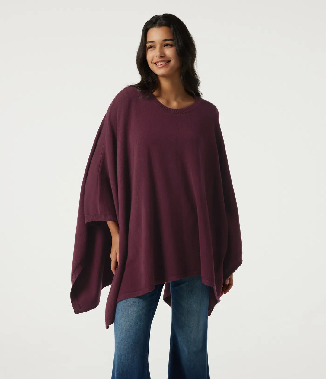 Round Neck Batwing Sleeve Casual Jumper