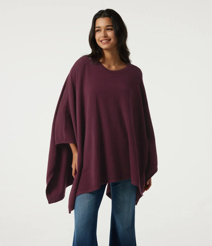 Round Neck Batwing Sleeve Casual Jumper