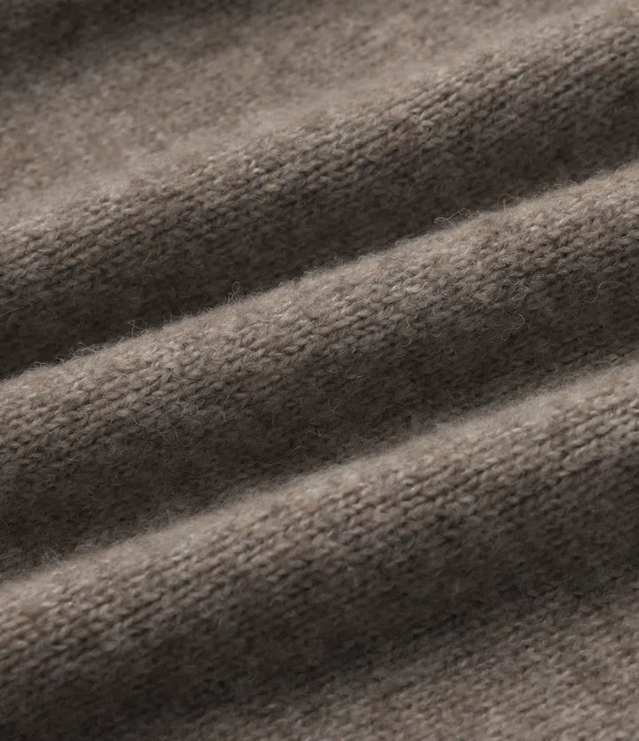 Stand Collar Long Sleeve Work Jumper