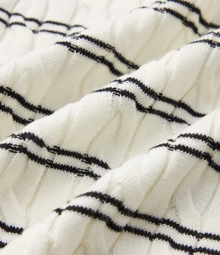 Henley Short Sleeve Stripes Work Jumper