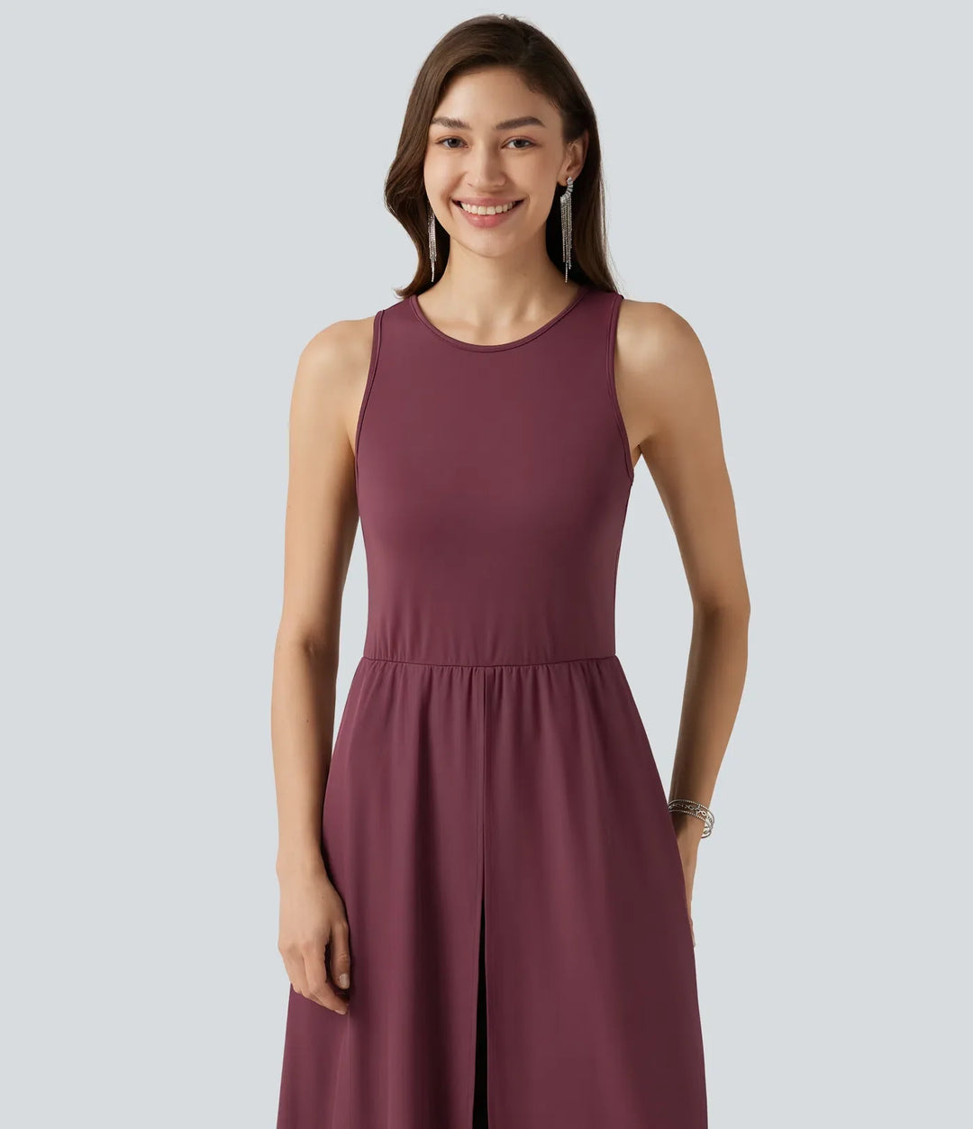 Breezeful Sleeveless Quick Dry Jumpsuit with Pockets-Easy Peezy Edition