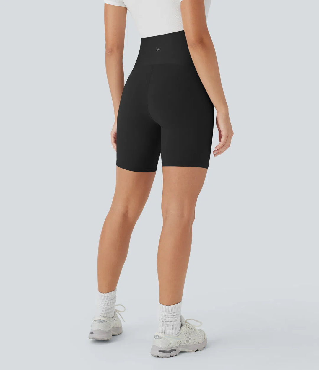 SoftlyZero Super High Waisted Maternity Yoga Biker Shorts 7&