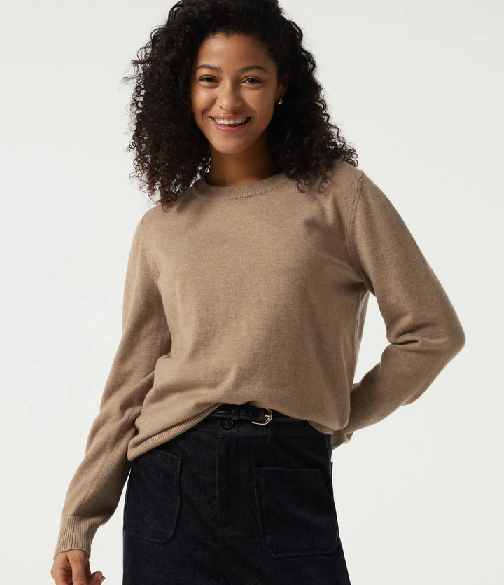 Round Neck Long Sleeve Work Jumper