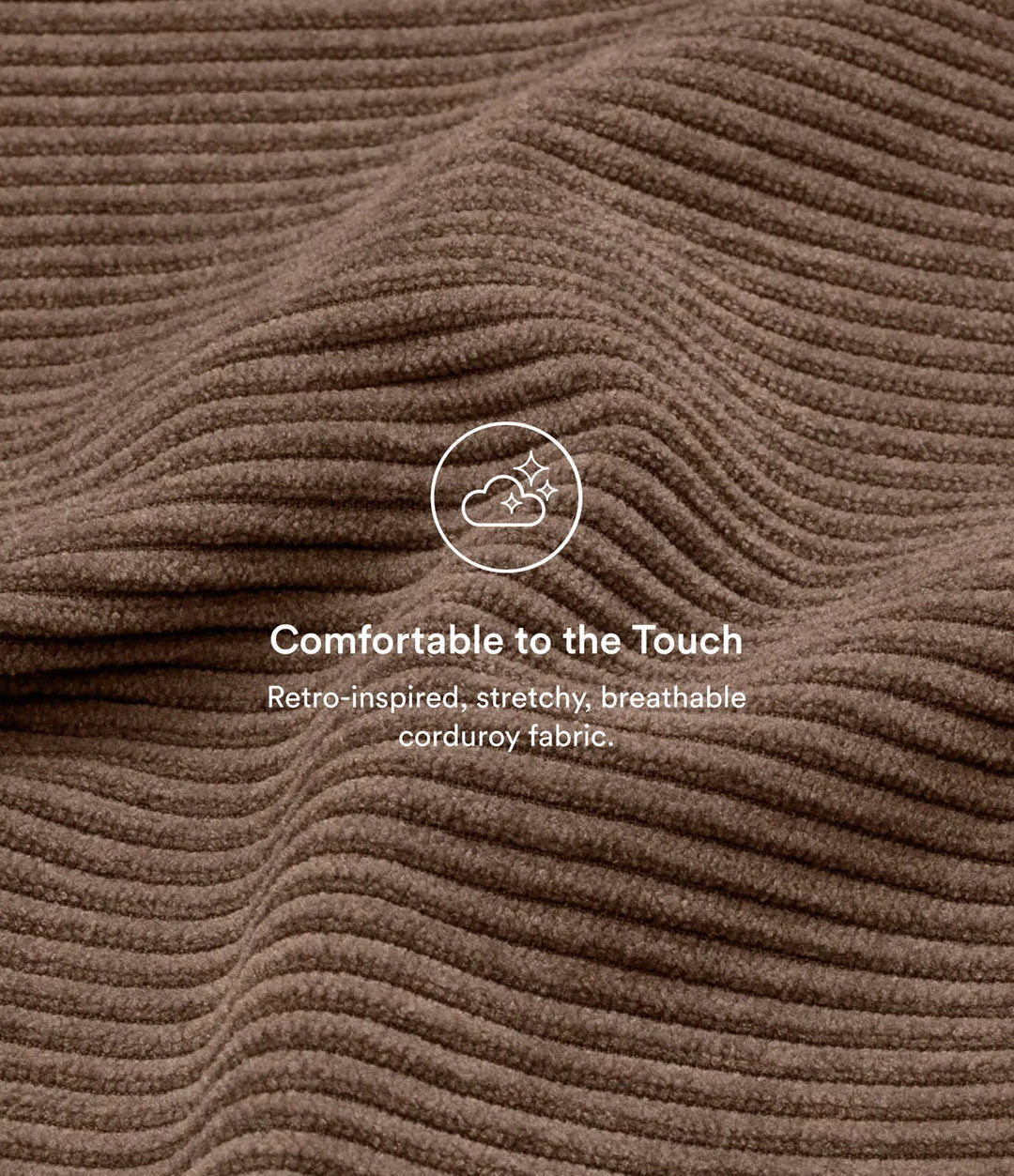 Mid Rise Zipper Pocket Corduroy Casual Trousers