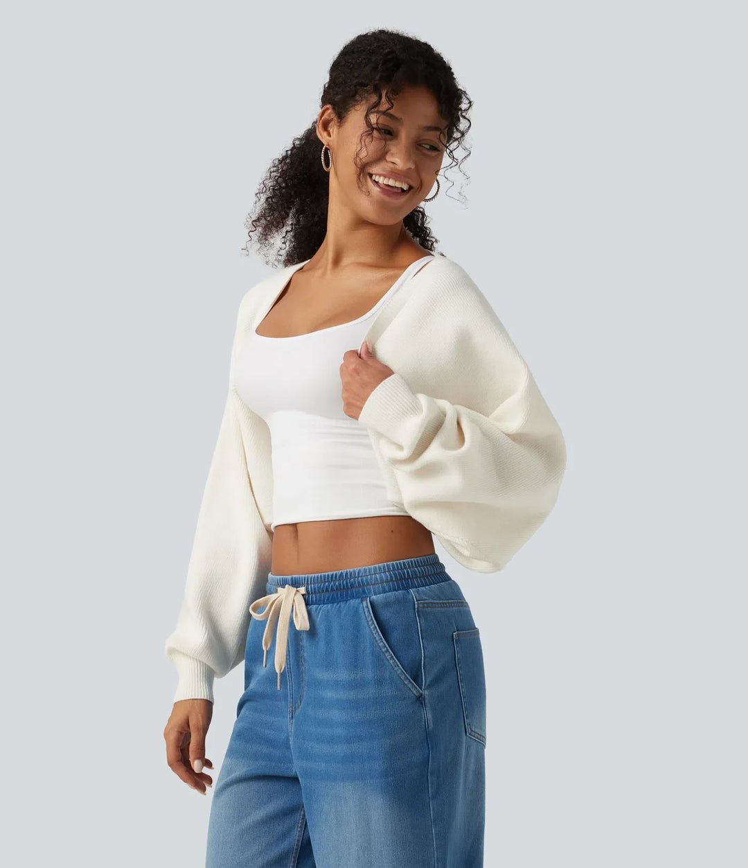 Long Sleeve Open Front Casual Cardigan