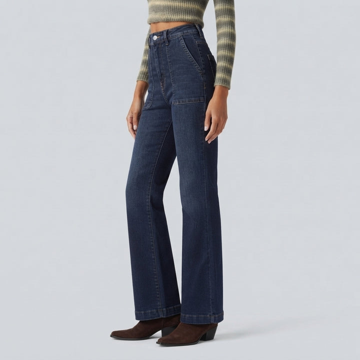 Halara Flex High Waisted Wide Leg Jeans with Pockets