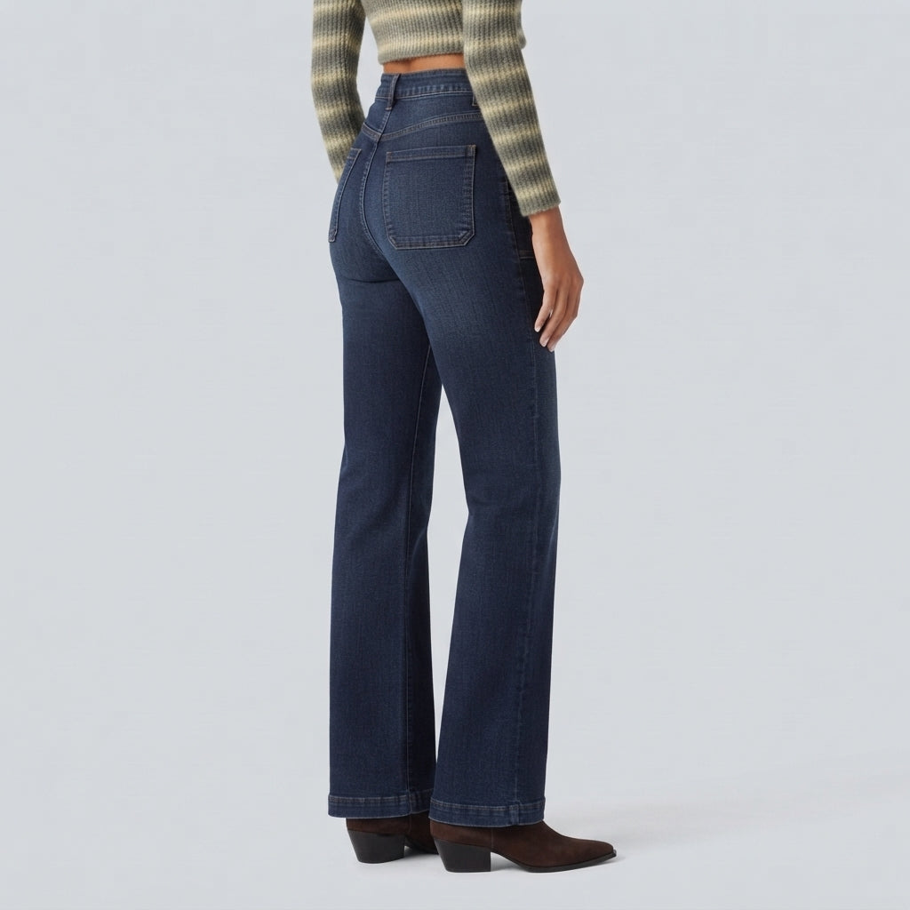 Halara Flex High Waisted Wide Leg Jeans with Pockets