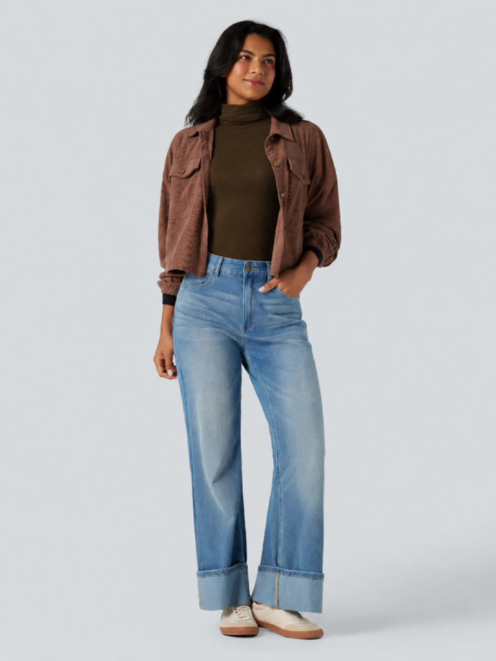 Halara HeatCore Turtleneck Long Sleeve Thumb Hole Casual Warming Top