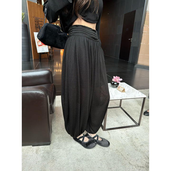High Waisted Ruched Heathered Yoga Joggers